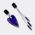 Amethyst Heart Earrings | Silver - Muze Earrings