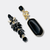 Black Agate Champagne Earrings | Gold - Muze Earrings