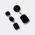 Blue Sandstone Earrings | Gold - Muze Earrings