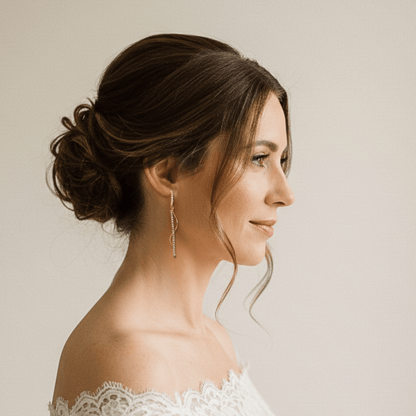 Bridal Elegance Earrings | Gold - Muze Earrings