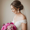 Bridal Hoops Earrings | Gold - Muze Earrings