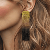 Bronze Ombre Glam Earrings | Gold - Muze Earrings