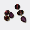 Burgundy Brown Earrings | Gold - Muze Earrings