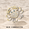 Handgemaakt statement oorbel docapp free gift cadeaut sardinnes make up handgemaakt door MUZE earrings. Gratis geleverd binnen nederland en belgie.