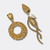 Champagne Strass Earrings | Gold - Muze Earrings