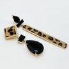 Clip Earrings Leopard Bar II | Gold - Muze Earrings