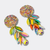 Colorful Festival Sequins | Gold - Muze Earrings