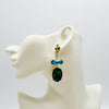 Colorful Green Spring | Gold - Muze Earrings