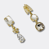 Crystal Bride Earrings | Gold - Muze Earrings