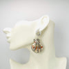 Handgemaakt statement oorbel earrings ab strass cockle handgemaakt door MUZE earrings. Gratis geleverd binnen nederland en belgie.