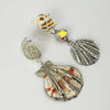 Handgemaakt statement oorbel earrings ab strass cockle handgemaakt door MUZE earrings. Gratis geleverd binnen nederland en belgie.
