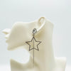 Earrings Big Strass Stars | Silver - Muze Earrings