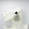 Earrings Black Octopus | Silver - Muze Earrings
