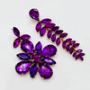 Earrings Blooming Purple | Gold - Muze Earrings