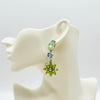 Earrings Bright Green Blue | Silver - Muze Earrings