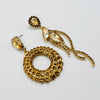 Handgemaakt statement oorbel earrings champagne nights handgemaakt door MUZE earrings. Gratis geleverd binnen nederland en belgie.