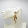 Handgemaakt statement oorbel earrings champagne nights handgemaakt door MUZE earrings. Gratis geleverd binnen nederland en belgie.