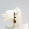 Earrings Grey & Brown | Gold - Muze Earrings