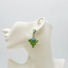 Earrings Light Green Spring | Silver - Muze Earrings