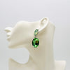 Earrings Light Green Spring | Silver - Muze Earrings