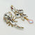 Handgemaakt statement oorbel earrings lobster ab white handgemaakt door MUZE earrings. Gratis geleverd binnen nederland en belgie.