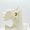 Earrings Pearl Flower Bride | Gold - Muze Earrings