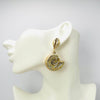 Handgemaakt statement oorbel earrings pearly nautilus handgemaakt door MUZE earrings. Gratis geleverd binnen nederland en belgie.