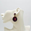 Earrings Purple Red Green Glam | Gold - Muze Earrings