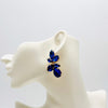 Earrings Short Cobalt Glam | Gold - Muze Earrings