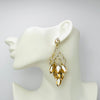 Handgemaakt statement oorbel earrings wedding glam handgemaakt door MUZE earrings. Gratis geleverd binnen nederland en belgie.