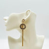 Earrings White Lightning | Gold - Muze Earrings