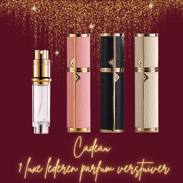 Gratis | Luxe lederen parfum verstuiver - Muze Earrings
