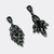 Grey Crystal Earrings | Silver - Muze Earrings