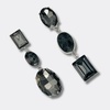 Grey Larvikite Earrings | Silver - Muze Earrings