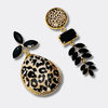 Leopard Shell Earrings | Gold - Muze Earrings