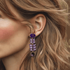 Lilac Amethyst Earrings | Gold - Muze Earrings