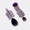 Lilac Amethyst Earrings | Gold - Muze Earrings