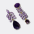 Lilac Amethyst Earrings | Gold - Muze Earrings