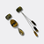 Long Tiger Eye Earrings | Silver - Muze Earrings