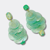 Minty Shell Earrings | Gold - Muze Earrings