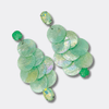 Minty Shells Earrings | Silver - Muze Earrings