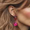 Multi Color Earrings | Gold - Muze Earrings