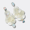 Pearly White Shells Earrings | Silver - Muze Earrings