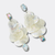 Pearly White Shells Earrings | Silver - Muze Earrings