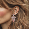 Radiance Blush Earrings | Gold - Muze Earrings