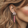 Radiance Blush Earrings | Gold - Muze Earrings