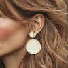 Salted Pearl Earrings | Gold - Muze Earrings
