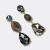 Smokey Aura Earrings | Gold - Muze Earrings