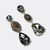 Smokey Aura Earrings | Gold - Muze Earrings