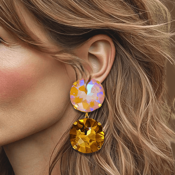 Sunny Camel Earrings | Gold - Muze Earrings